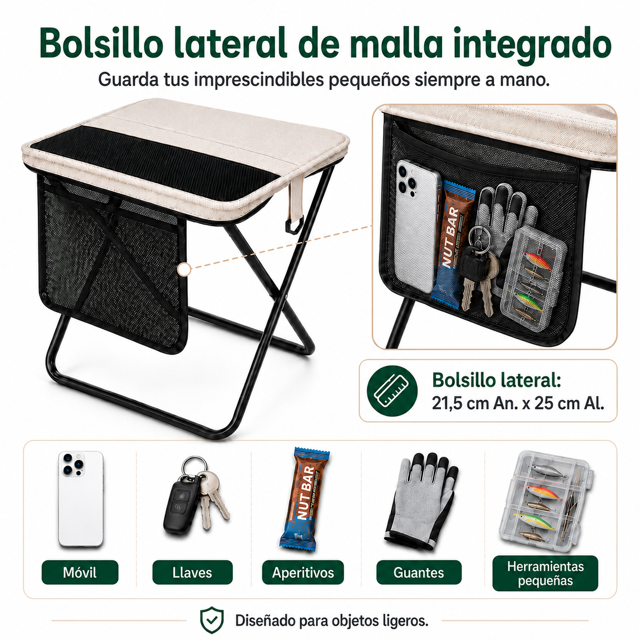 Asiento Plegable de Viaje