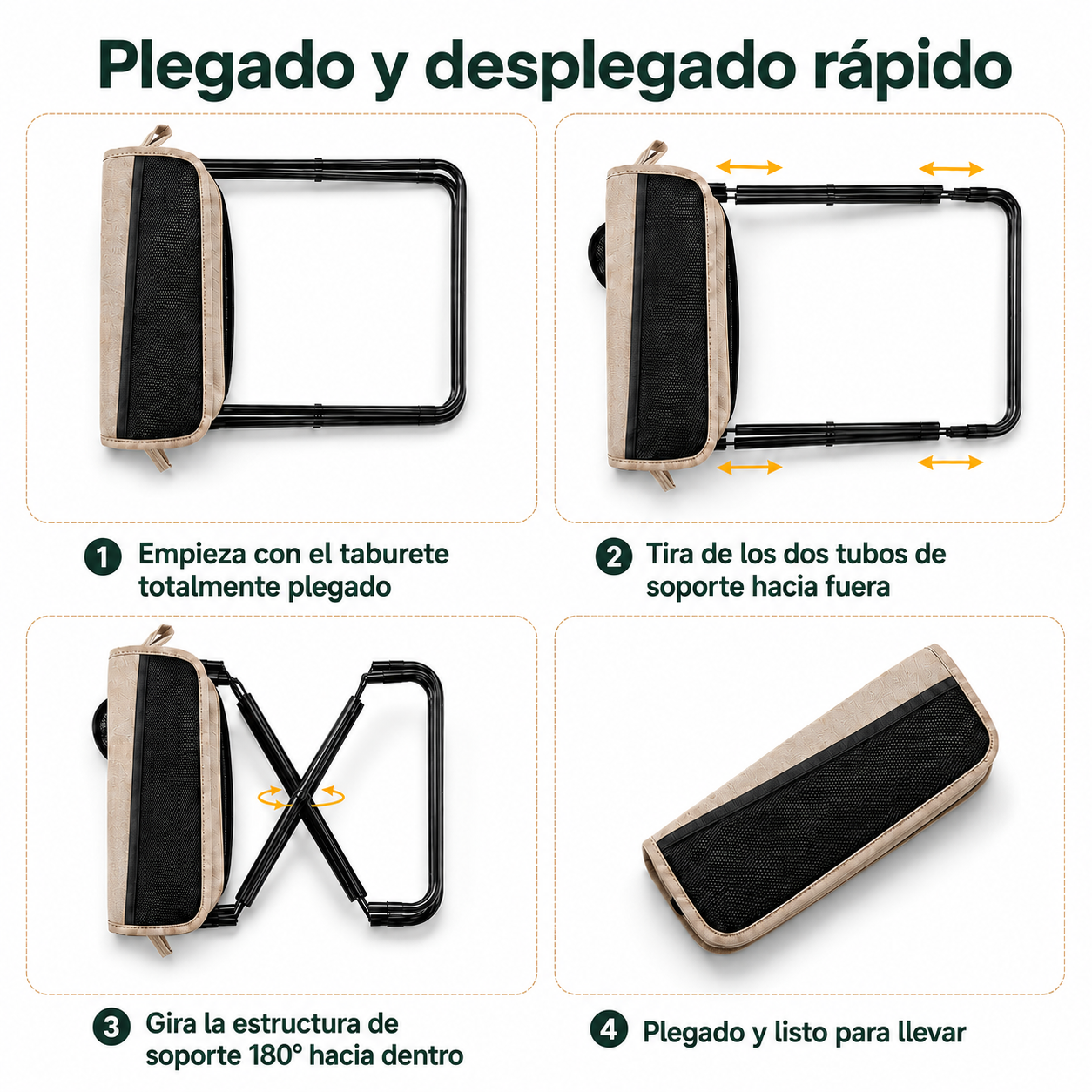 Asiento Plegable de Viaje