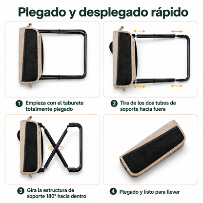 Asiento Plegable de Viaje
